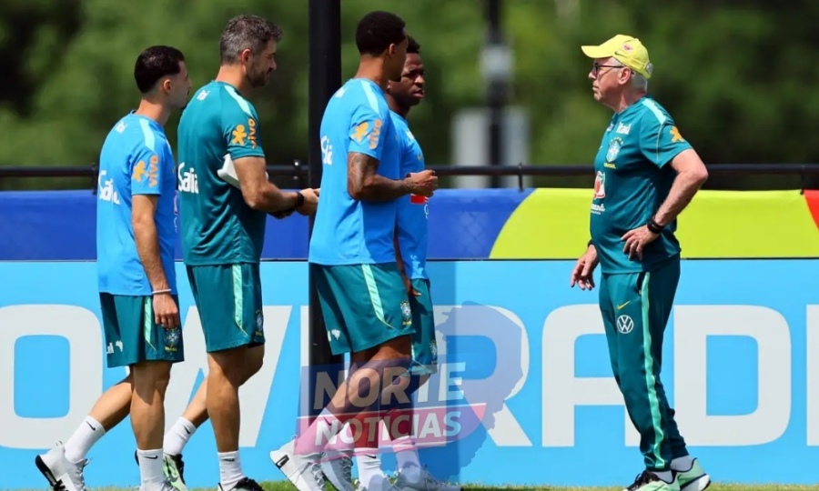 Brasil inicia preparação para enfrentar a Noruega nas oitavas da Copa do Mundo