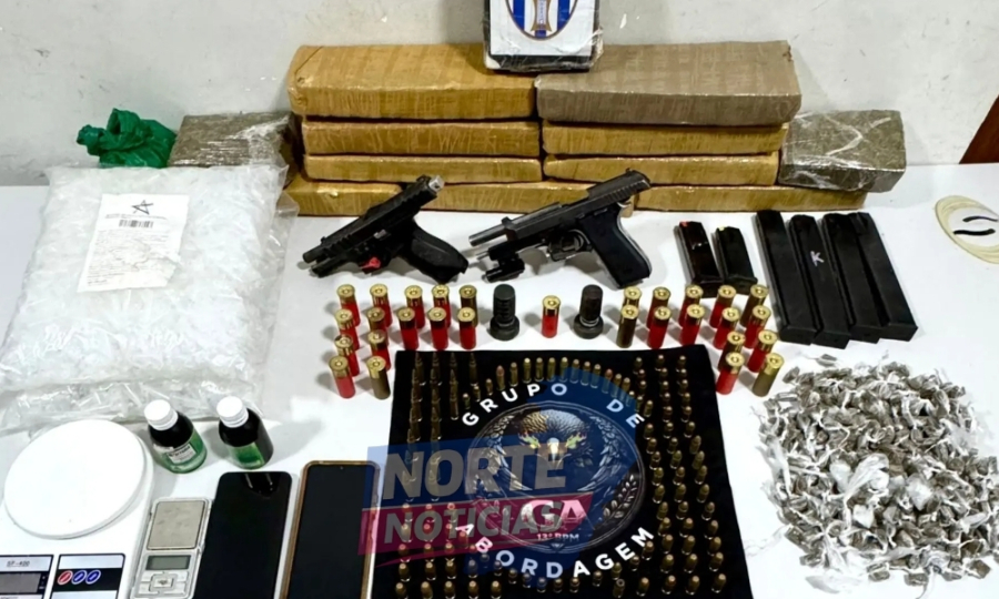 Casal é preso com drogas, armas e munições durante operação em São Mateus