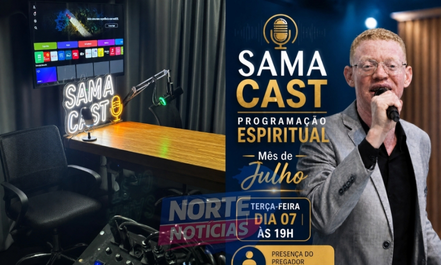 Sama Cast estreia programação espiritual e anuncia projeto mensal sobre fé e saúde mental