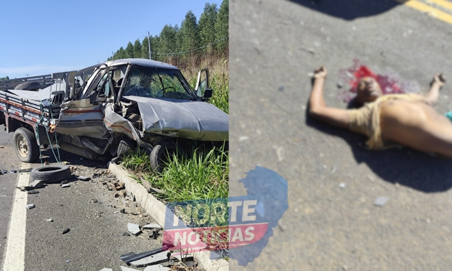 Grave acidente entre carro e caminhonete deixa uma vítima fatal em São Mateus