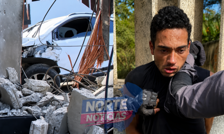 Homem rouba carro, bate em poste e é preso após perseguição com apoio de helicóptero em Cachoeiro