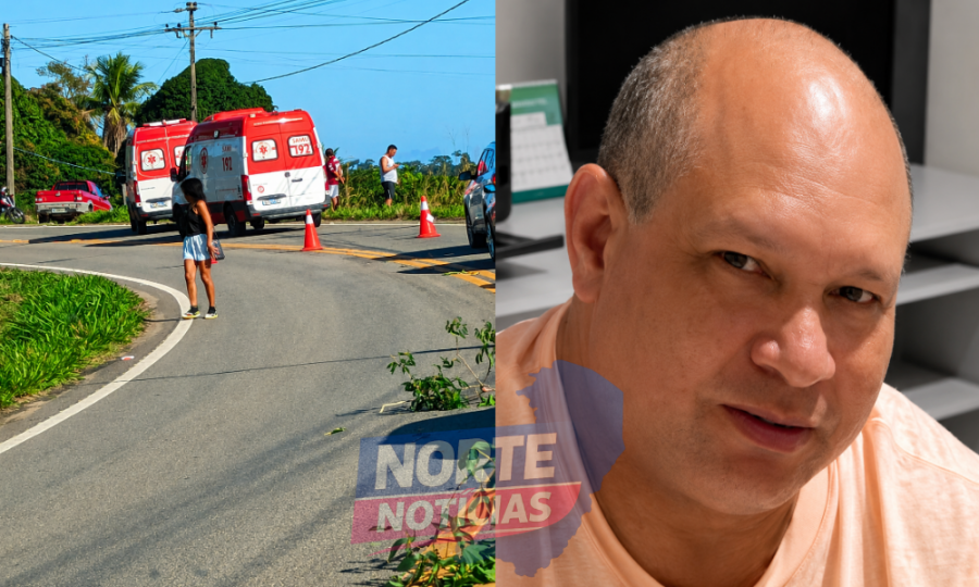 Professor Agnaldo Nunes Rodrigues, de 47 anos, morre após grave acidente em São Mateus