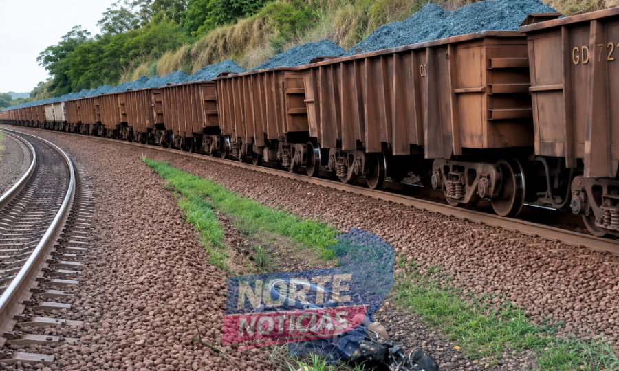 Pierre dos Santos Martins, de 38 anos, morre após ser atingido por trem em Colatina