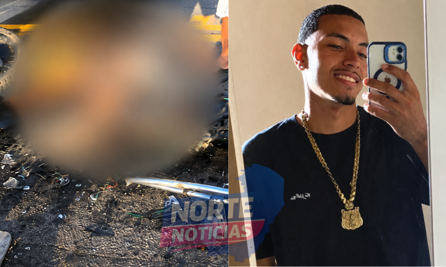 Caiky Figueiredo é uma das vítimas de grave acidente entre motocicletas em Nova Venécia